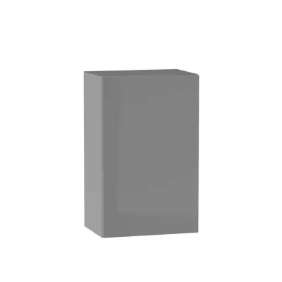 Küchenoberschrank ADAMA - Breite 45 cm, Hochglanzgrau/Grau