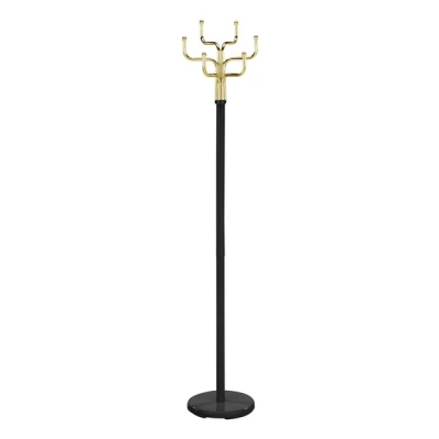 Standgarderobe JULIEN - schwarz/gold