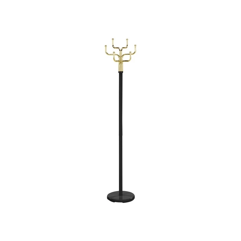 Standgarderobe JULIEN - schwarz/gold
