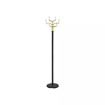 Standgarderobe JULIEN - schwarz/gold