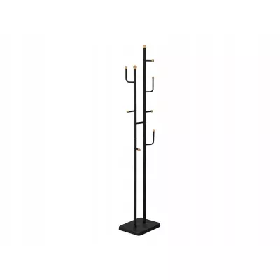 DJAMEL Standaufhänger - Schwarz / Buche