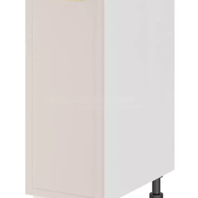 ARACY Auszugschrank - Breite 30 cm, weiß, Beine 15 cm