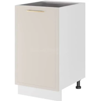 Unterschrank mit Regal ARACY - Breite 45 cm, weiß, Beine 15 cm