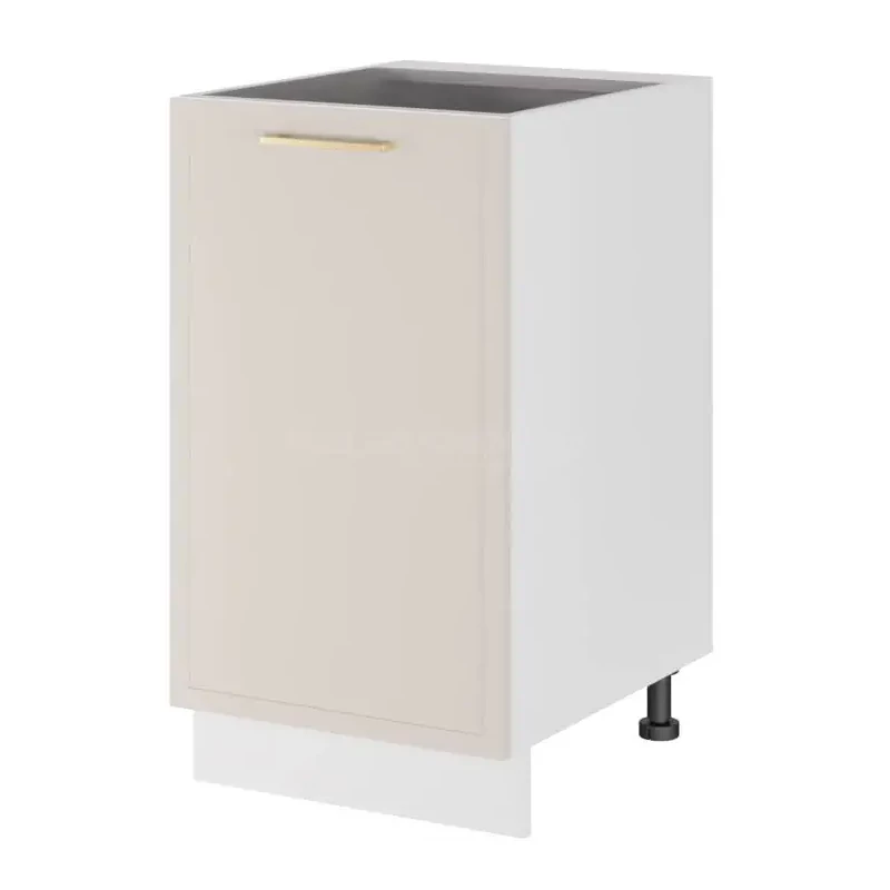Unterschrank mit Regal ARACY - Breite 45 cm, weiß, Beine 15 cm