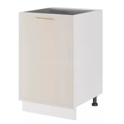 Küchenunterschrank ARACY - Breite 50 cm, weiß, Beine 10 cm