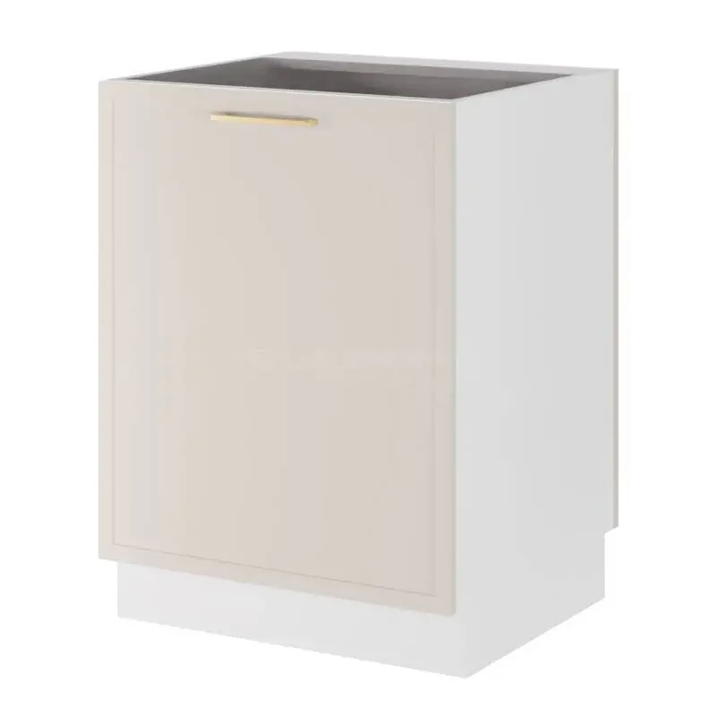Inselschrank ARACY - Breite 60 cm, weiß, Beine 15 cm