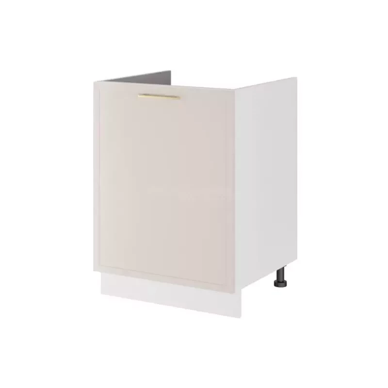 Waschbeckenunterschrank ARACY - Breite 60 cm, weiß, Beine 15 cm