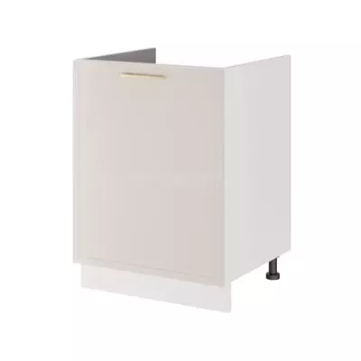 Waschbeckenunterschrank ARACY - Breite 60 cm, weiß, Beine 15 cm