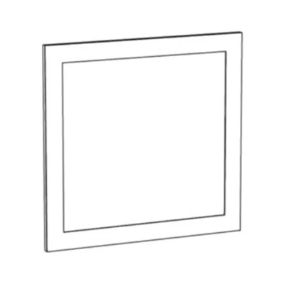 Tür für Einbaugeschirrspüler ARACY - 60x57 cm, weiß