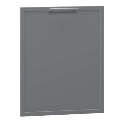 Tür für Einbaugeschirrspüler ARACY - 60x72 cm, grau