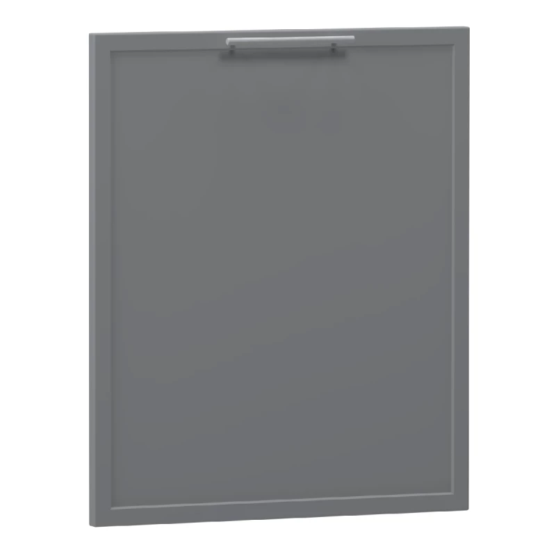 Tür für Einbaugeschirrspüler ARACY - 60x72 cm, grau
