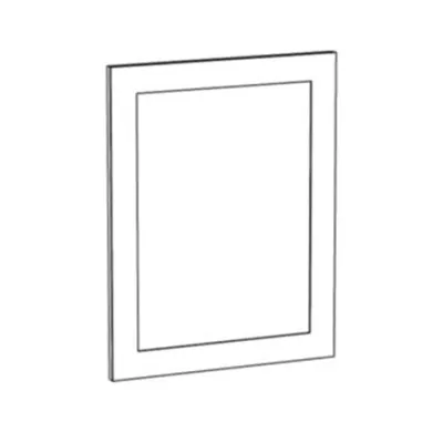 Tür für Einbaugeschirrspüler ARACY - 45x57 cm, weiß