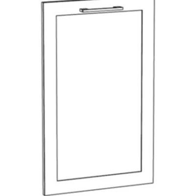 Tür für Einbaugeschirrspüler ARACY - 45x72 cm, weiß