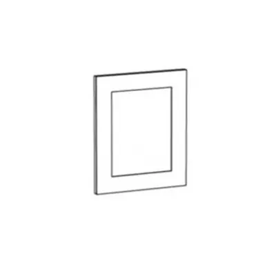 Seitliche Abdeckplatte für Küchenoberschrank ARACY - 30x36 cm, weiß