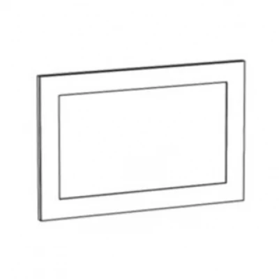 Seitliche Abdeckplatte für Küchenoberschrank ARACY - 56x36 cm, grau