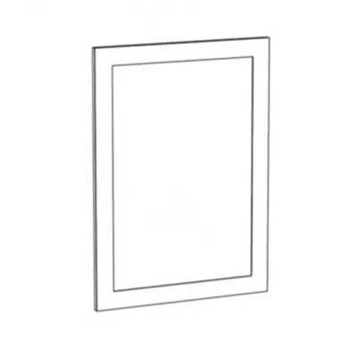 Seitenverkleidung für Küchenschrank ARACY - 52x72 cm, grau