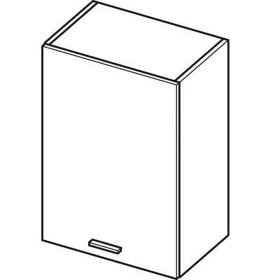 Küchenoberschrank ARACY - Breite 50 cm, grau/weiß