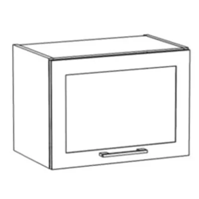 Küchenwandschrank ARACY - Breite 50 cm, grau/weiß