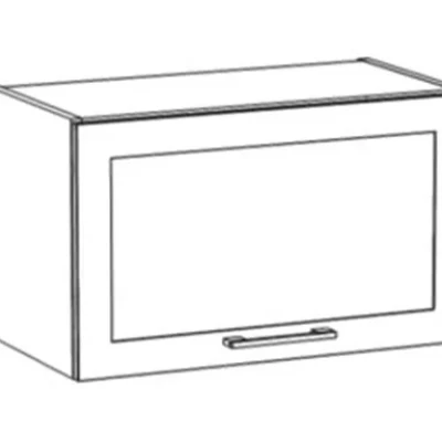 Küchenwandschrank ARACY - Breite 60 cm, grau/weiß