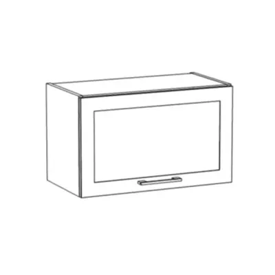Küchenwandschrank ARACY - Breite 80 cm, grau/weiß