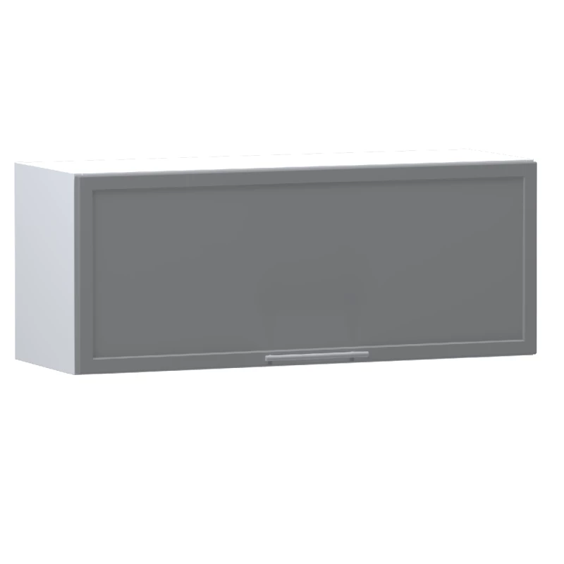 Küchenwandschrank ARACY - Breite 90 cm, grau/weiß