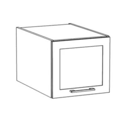 Küchenwandschrank ARACY – Breite 40 cm, grau/weiß