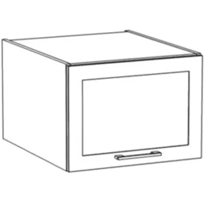 Küchenwandschrank ARACY – Breite 50 cm, grau/weiß