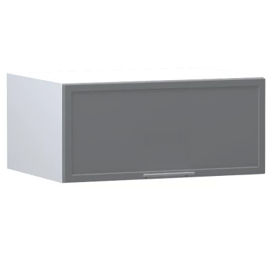 Küchenwandschrank ARACY – Breite 80 cm, grau/weiß