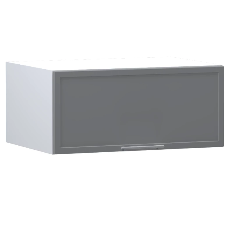 Küchenwandschrank ARACY – Breite 80 cm, grau/weiß