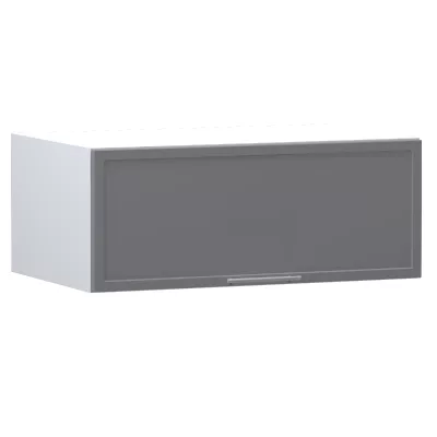 Küchenwandschrank ARACY – Breite 90 cm, grau/weiß