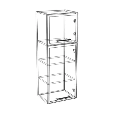 Hängeschrank ARACY mit zwei Türen - Breite 40 cm, weiß