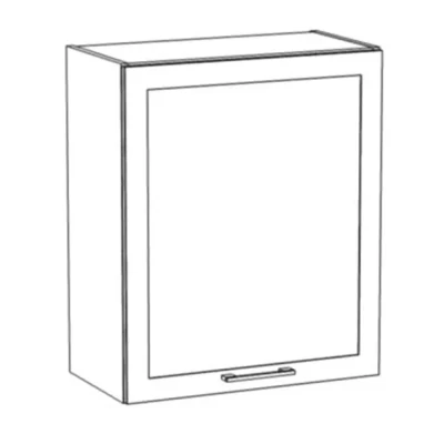 Oberschrank mit Abtropffläche ARACY - Breite 60 cm, weiß