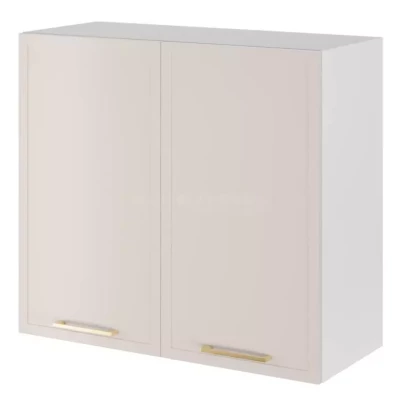Oberschrank mit Abtropffläche ARACY - Breite 80 cm, weiß