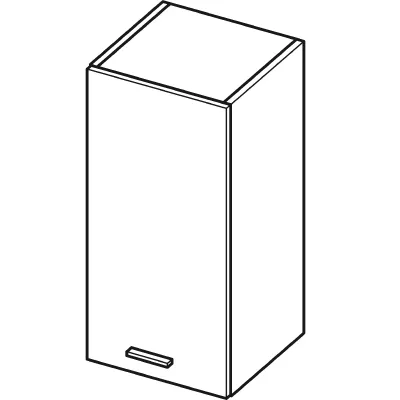 IRENA Küchenoberschrank - Breite 30 cm, weiß glänzend