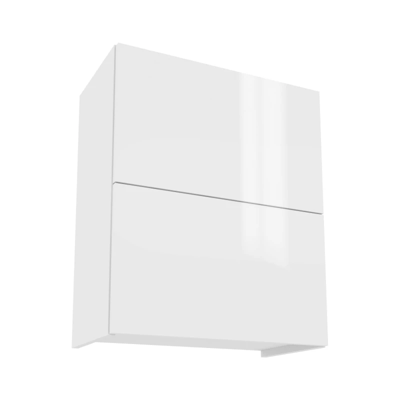 Zweitüriger Hängeschrank IRENA - Breite 60 cm, weiß glänzend