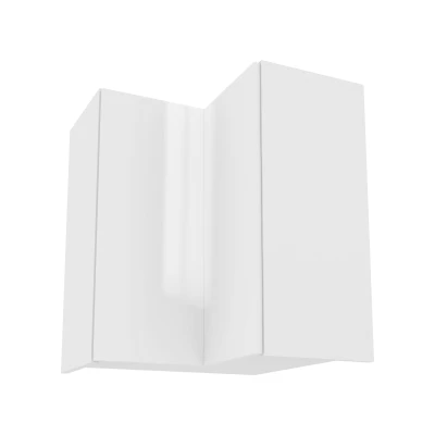 Kücheneckschrank IRENA - Breite 60 cm, weiß glänzend