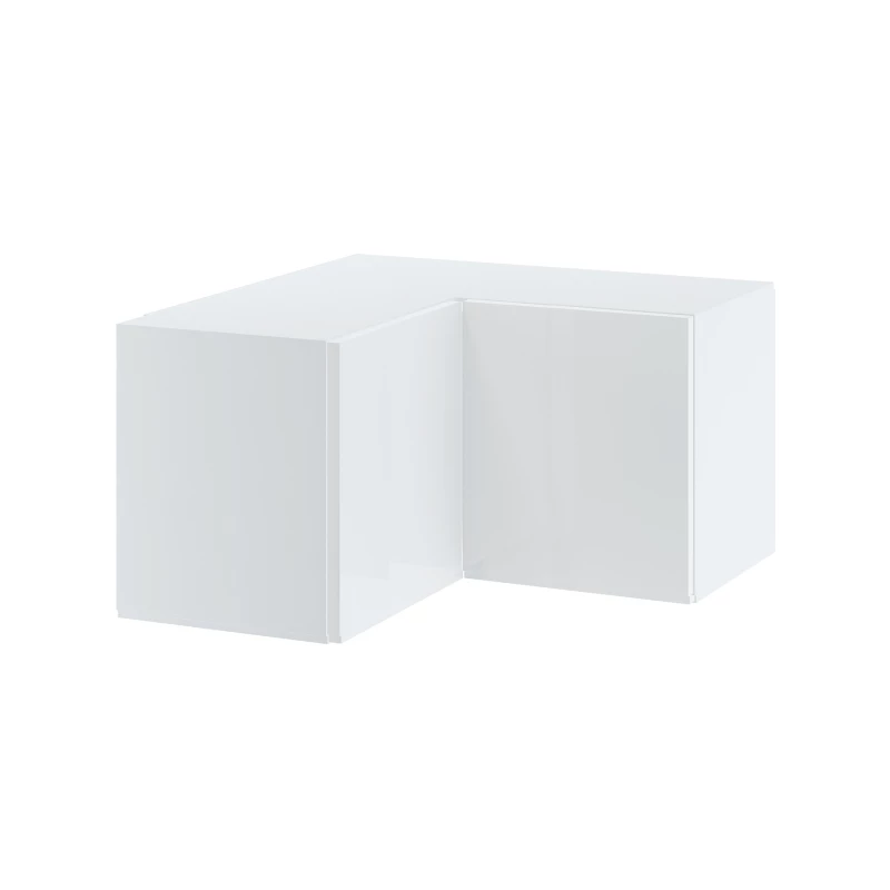 IRENA Eckoberschrank - Breite 65 cm, weiß glänzend