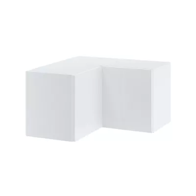 IRENA Eckoberschrank - Breite 65 cm, weiß glänzend