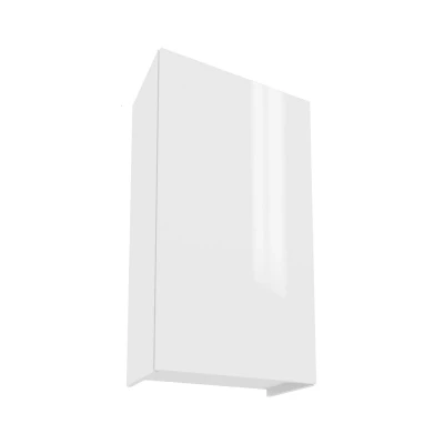 IRENA Küchenschrank mit Regal - Breite 60 cm, weiß glänzend