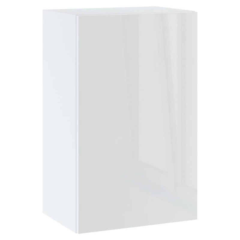 IRENA Küchenschrank mit Regal - Breite 45 cm, weiß glänzend