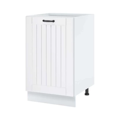 Küchenunterschrank LESJA - Breite 50 cm, weiß, Beine 10 cm