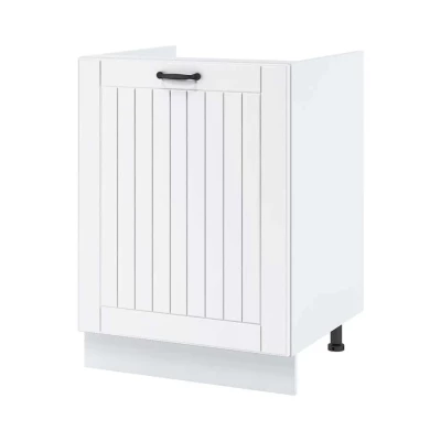 Waschbeckenunterschrank LESJA - Breite 60 cm, weiß, Beine 15 cm