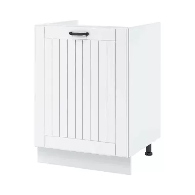 Waschbeckenunterschrank LESJA - Breite 60 cm, weiß, Beine 15 cm