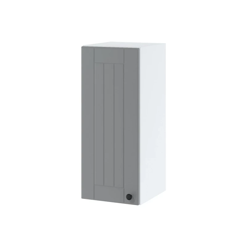 Küchenoberschrank LESJA – Breite 30 cm, grau/weiß