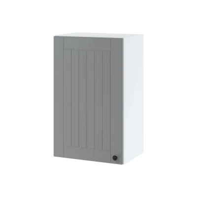 Küchenoberschrank LESJA – Breite 45 cm, grau/weiß