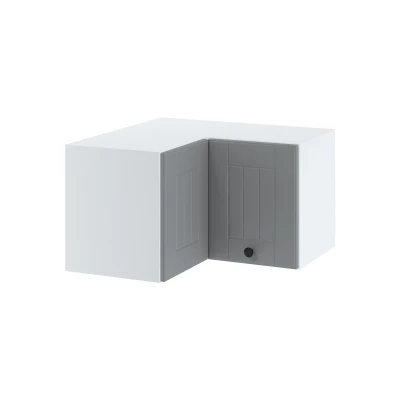 Kücheneckschrank LESJA – Breite 60 cm, grau/weiß