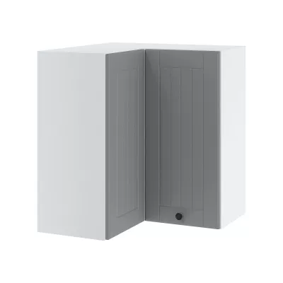 Kücheneckschrank LESJA – Breite 65 cm, grau/weiß