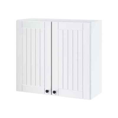 LESJA Oberschrank mit Abtropffläche - Breite 80 cm, weiß