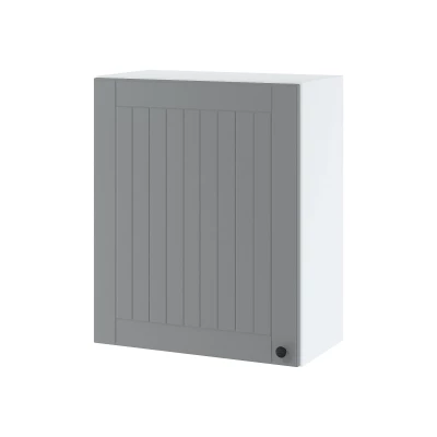 LESJA Oberschrank mit Abtropffläche - Breite 60 cm, grau/weiß