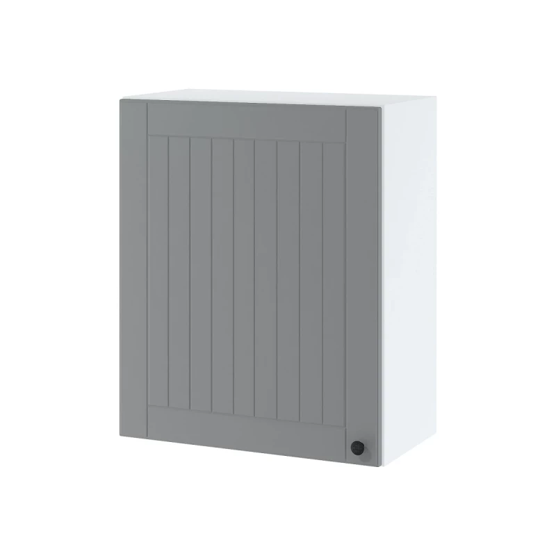 LESJA Oberschrank mit Abtropffläche - Breite 60 cm, grau/weiß
